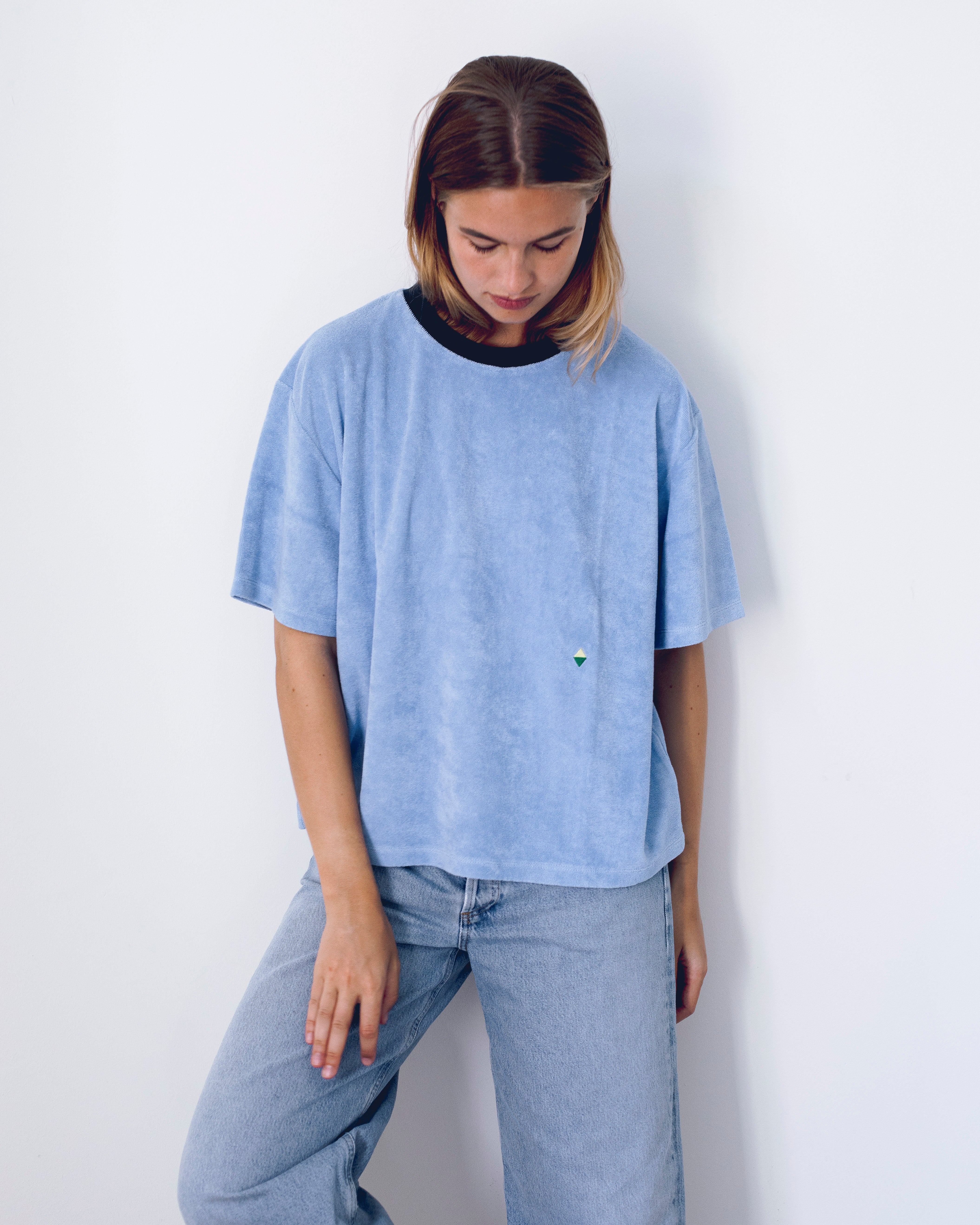 Belle Terry Towelling T-shirt Vintage