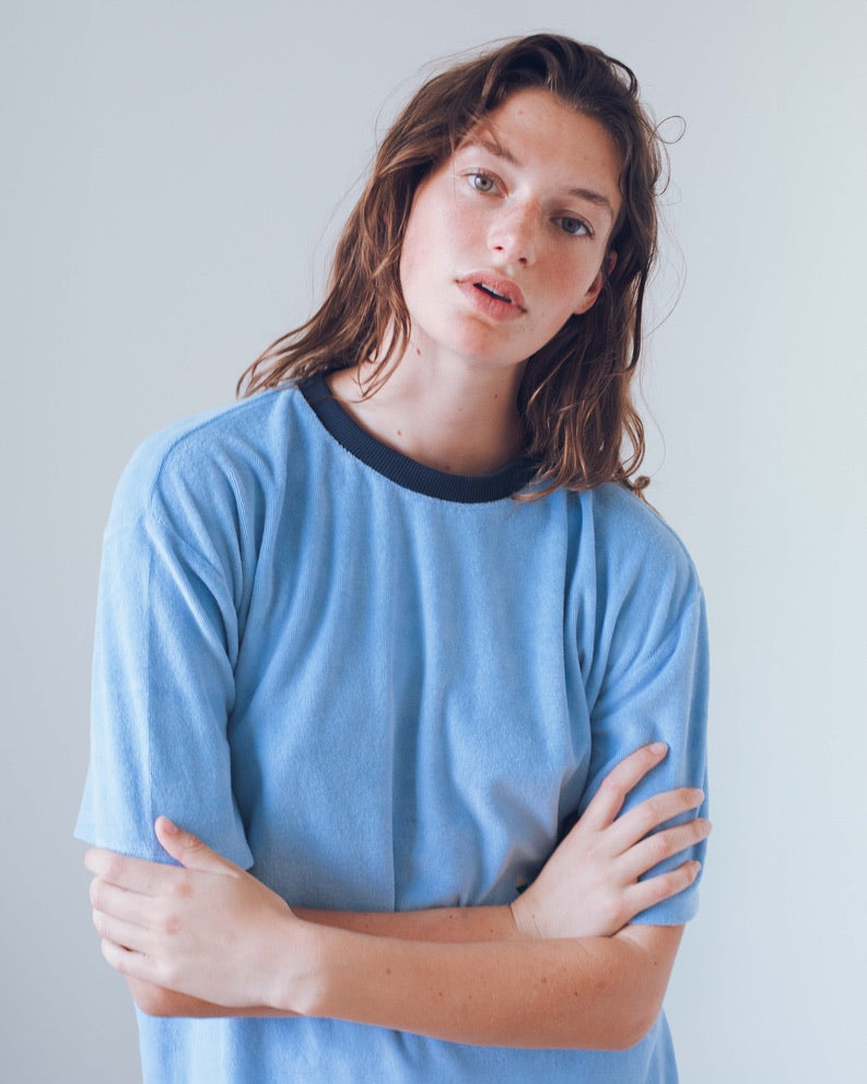 Belle Terry Towelling T-shirt Vintage