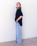 Jean Terry Towelling Oversized T-shirt Midnight