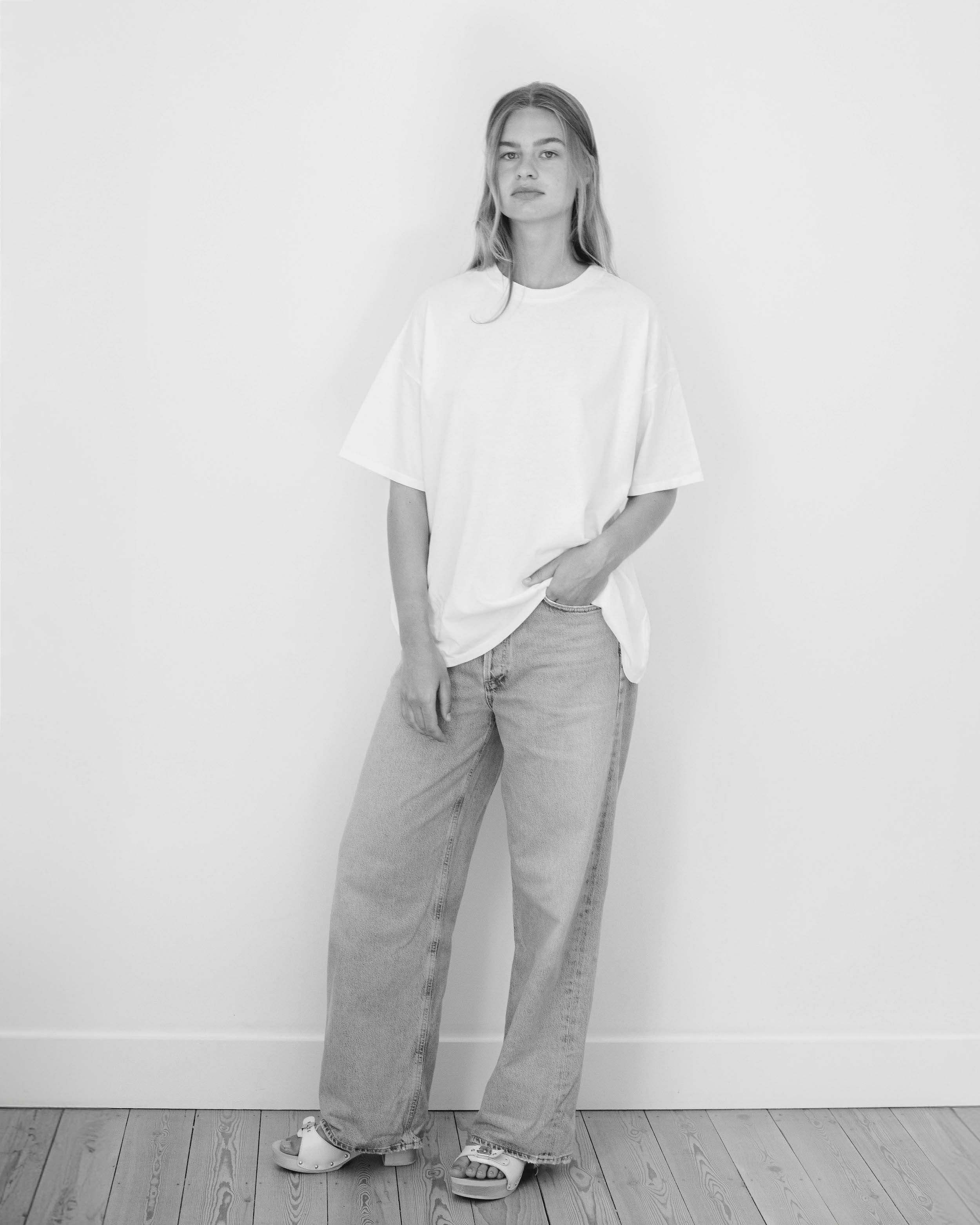 Jean Jersey T-shirt White