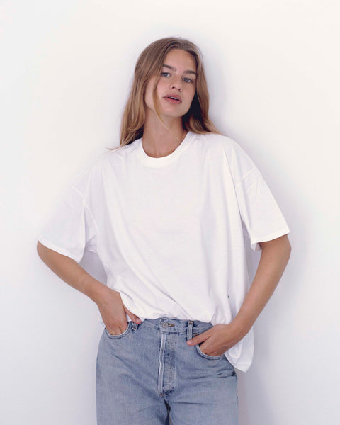 Tシャツ・カットソー SUNNEI HEAD OF FASHION T-SHIRT (MRTWXJER054_JER012WHITE) Sunnei Head Of Fashion T-Shirt in White for Men | Lyst