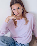 Rose Cashmere Crewneck Peony