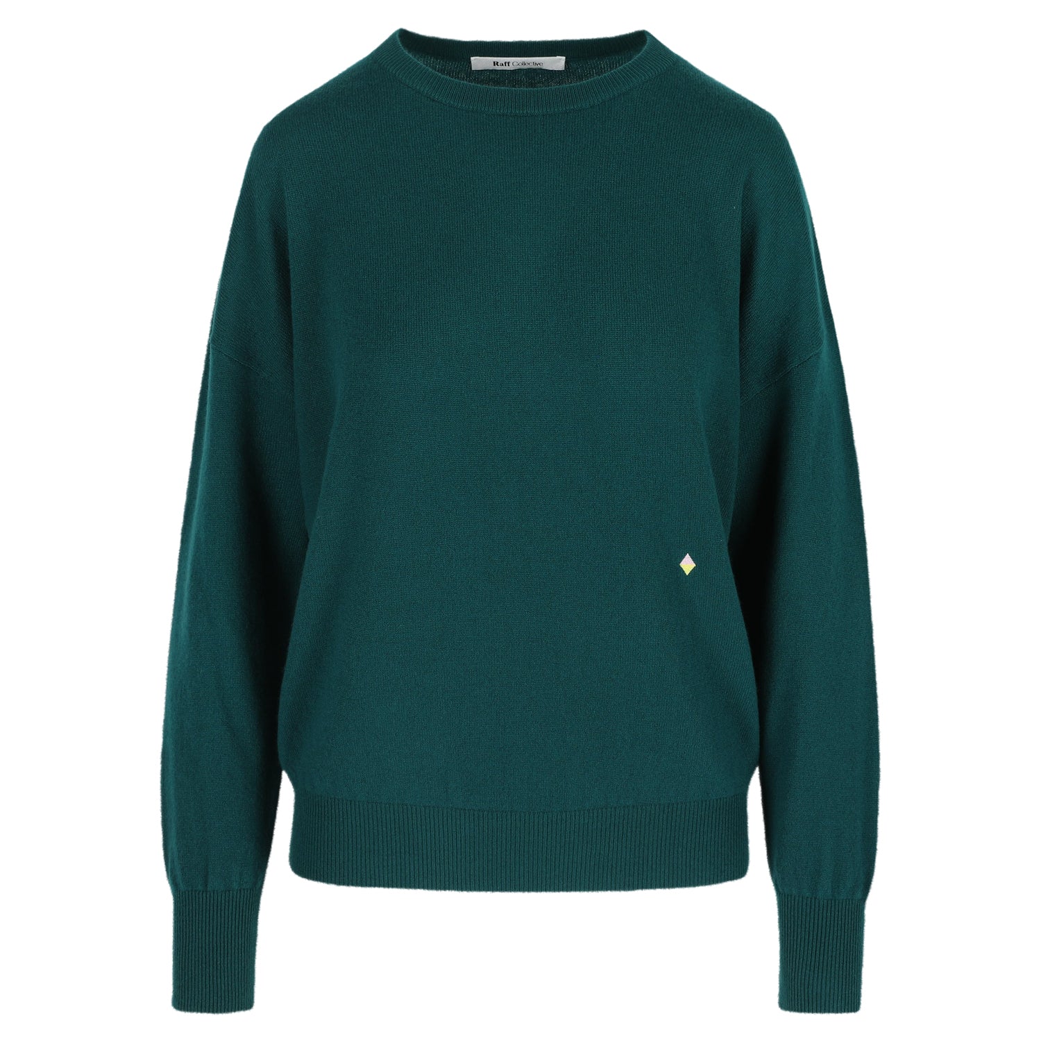 Rose Cashmere Crewneck Jade