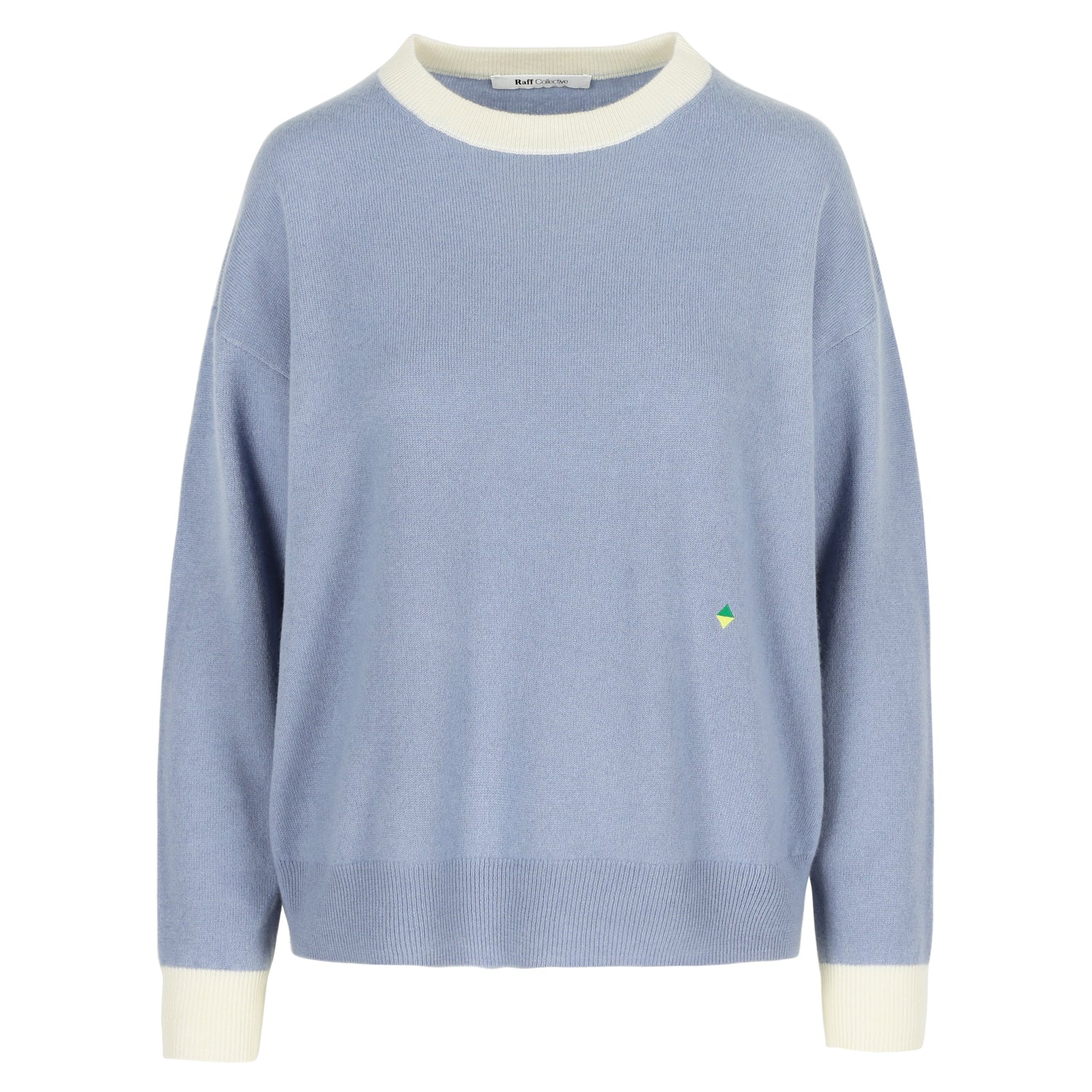 Annie Cashmere Crewneck Chalk
