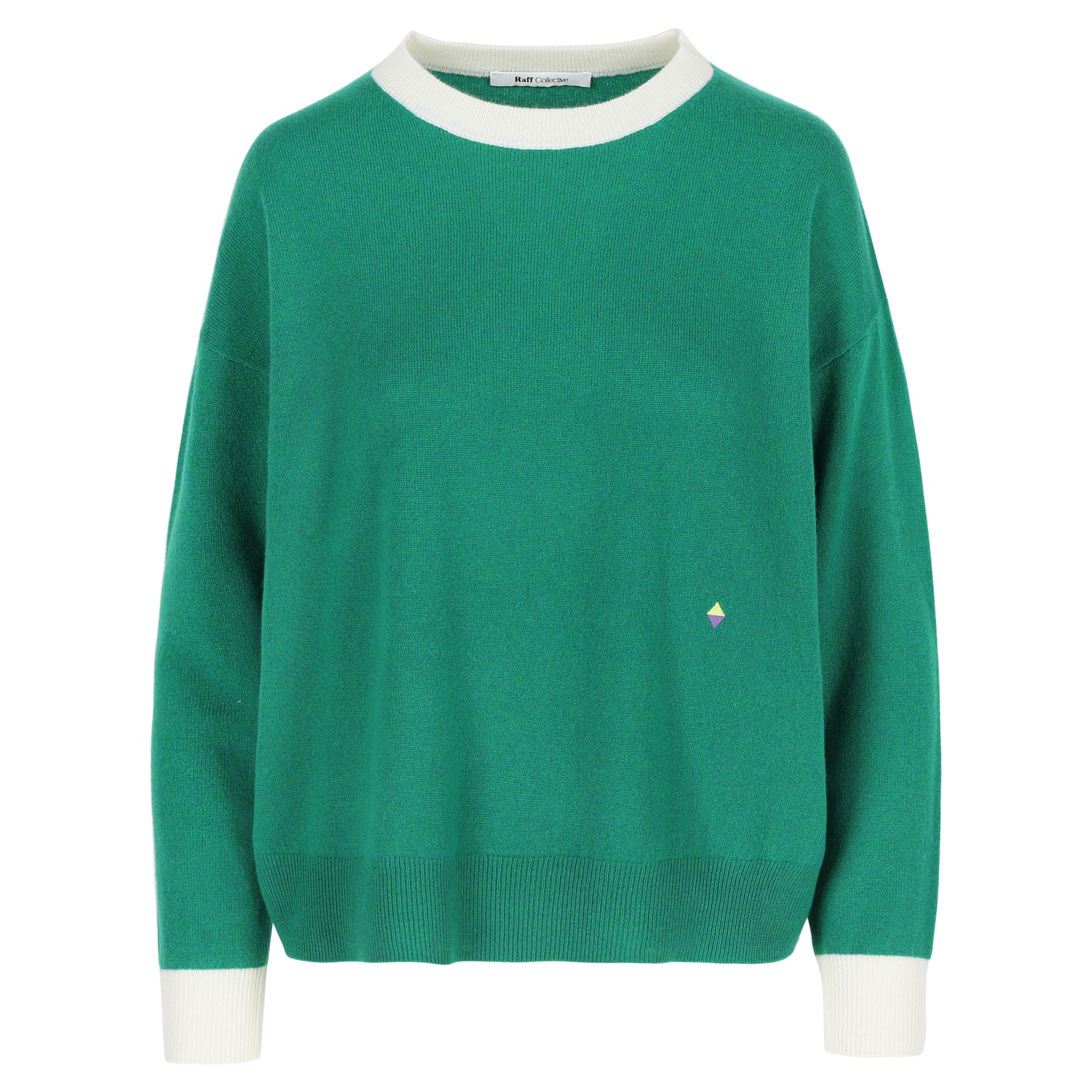 Annie Cashmere Crewneck Emerald
