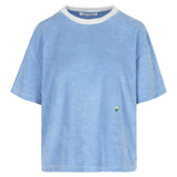 Belle Terry Towelling T-shirt Sky