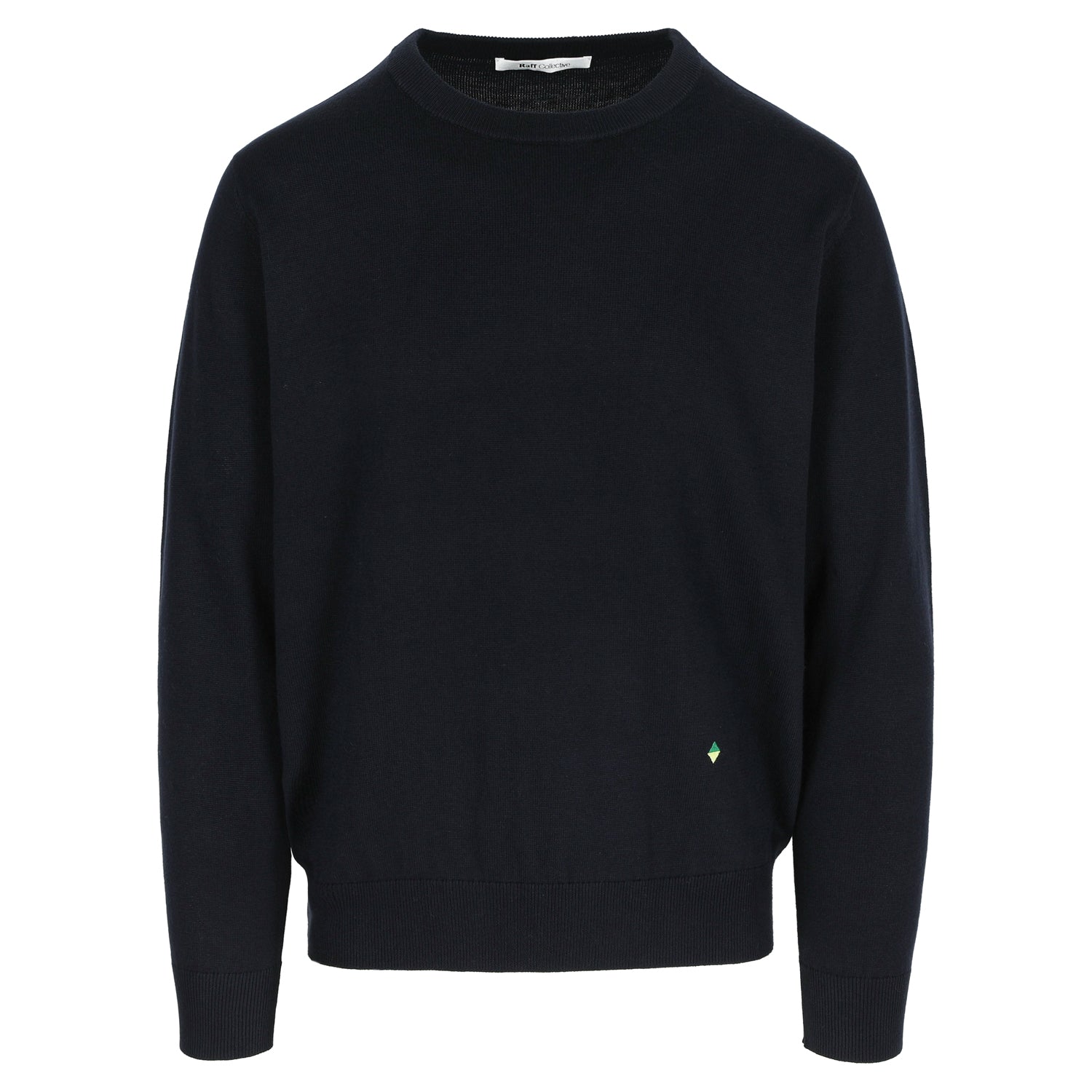 David Cotton Cashmere Crewneck Navy