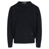 David Cotton Cashmere Crewneck Navy