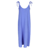 Jojo Cotton Gauze Dress Blue