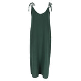 Jojo Cotton Gauze Dress Forest