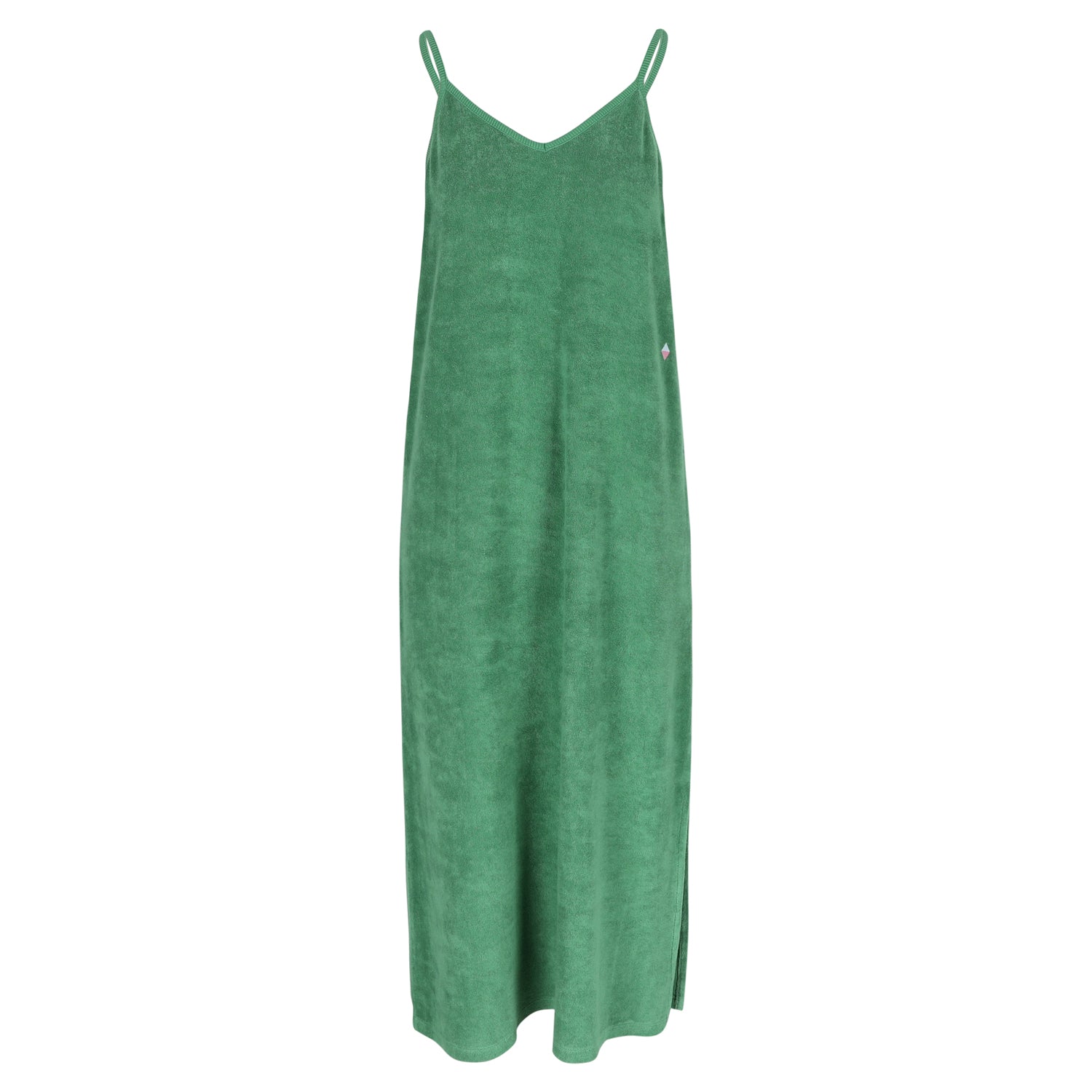 Joss Terry Towelling Dress Green