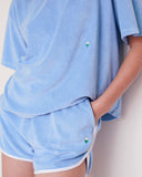 Jodoca Terry Towelling Short Sky