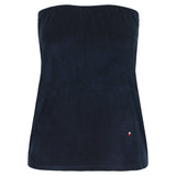 Marie Terry Towelling Top Navy