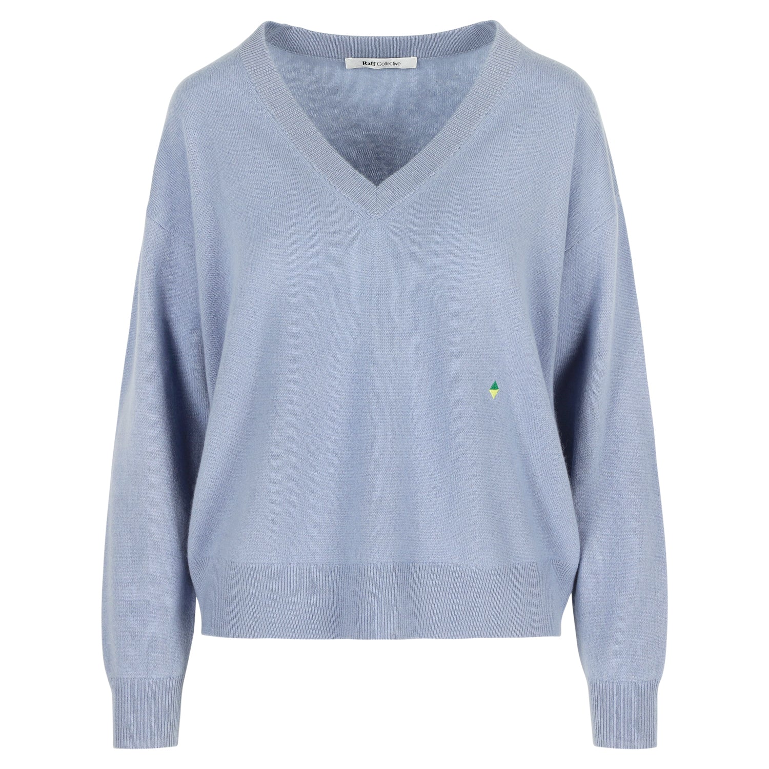 Rio Cashmere V-neck Chalk