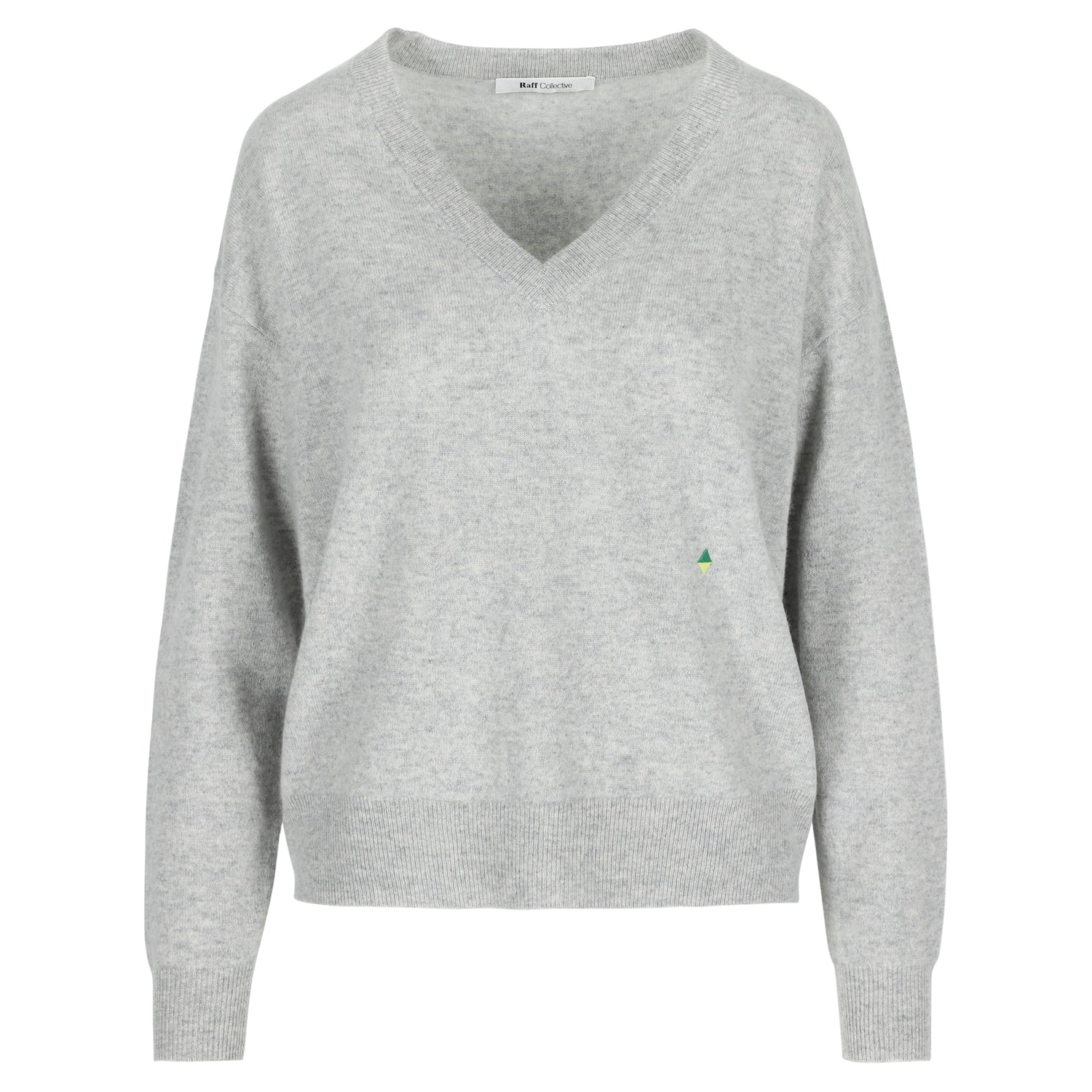 Rio Cashmere V-neck Grey