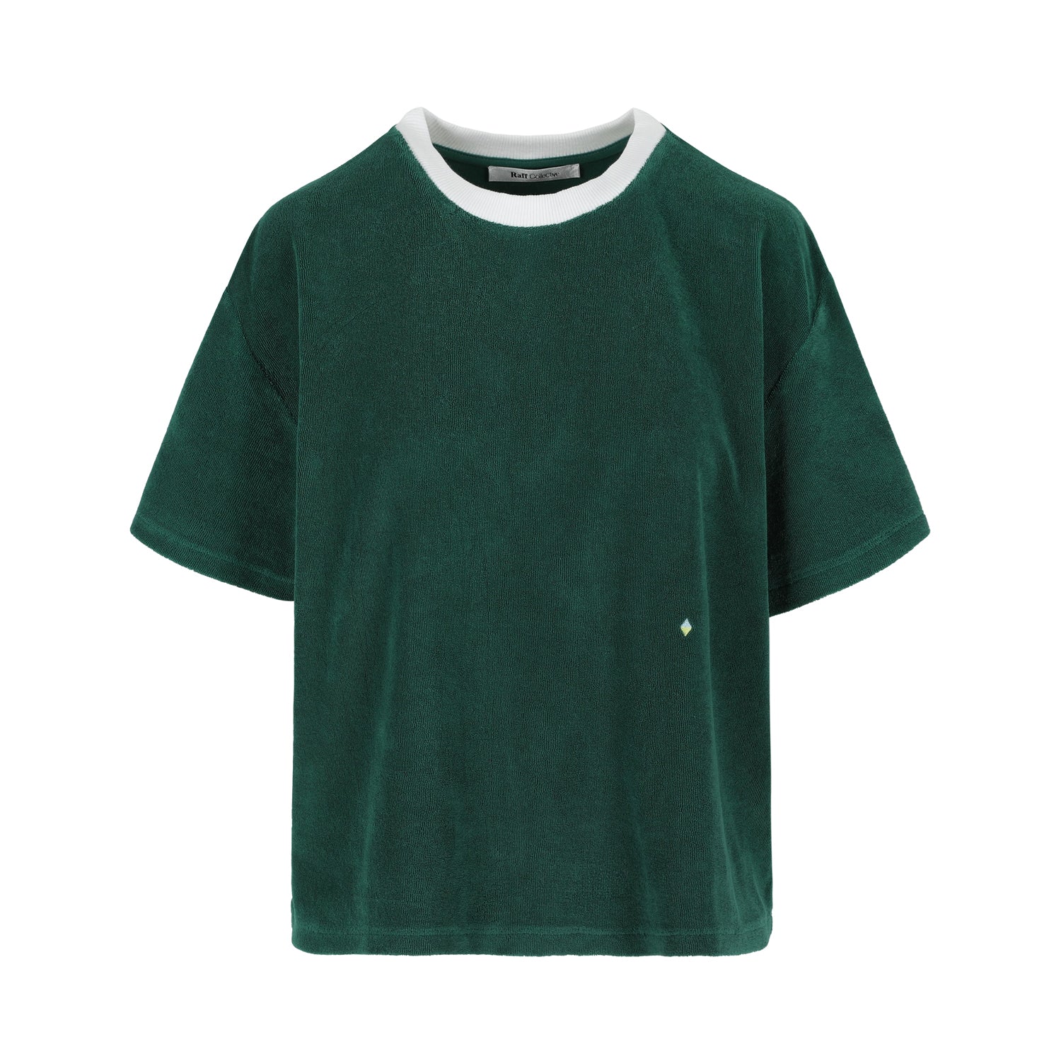 Belle Terry Towelling T-shirt Forest