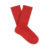 Eduard Cotton Cashmere Socks Red
