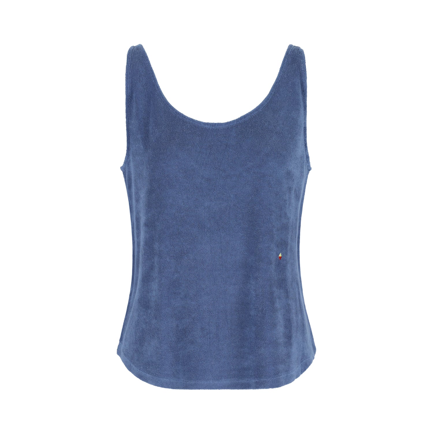 Lie Terry Towelling Top Blue