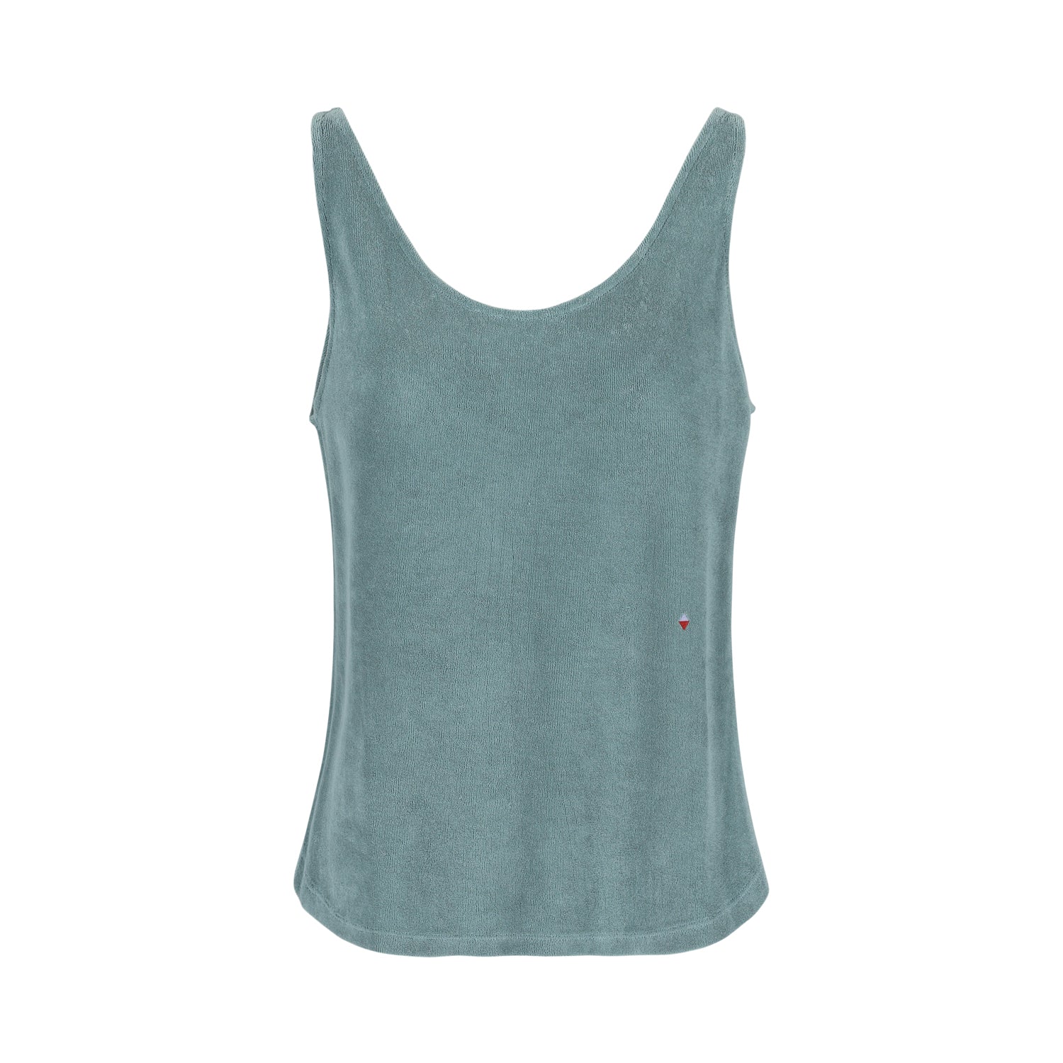 Lie Terry Towelling Top Oyster