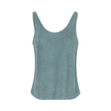 Lie Terry Towelling Top Oyster