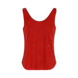 Lie Terry Towelling Top Red