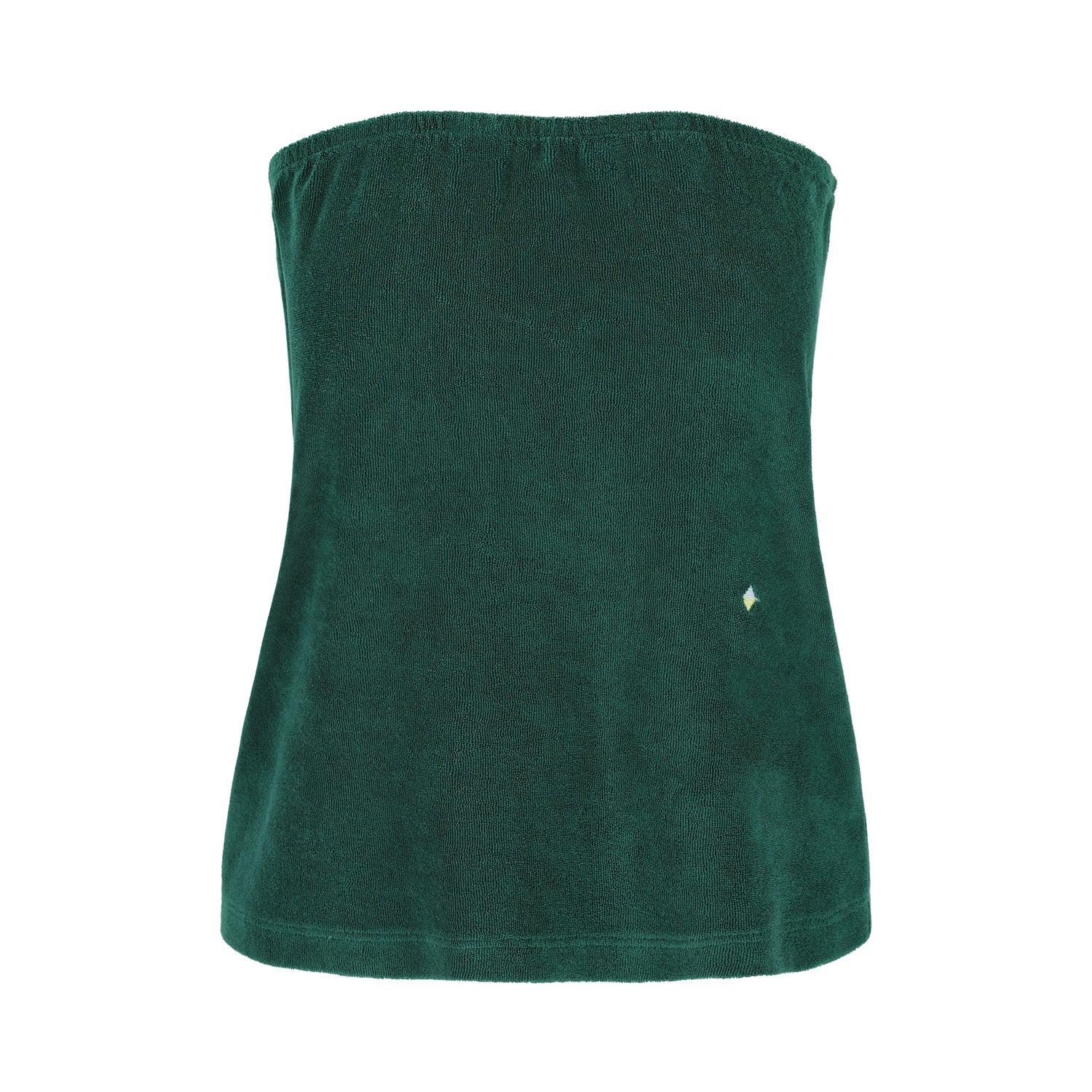 Marie Terry Towelling Top Forest