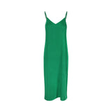 Slip Viscose Dress Green