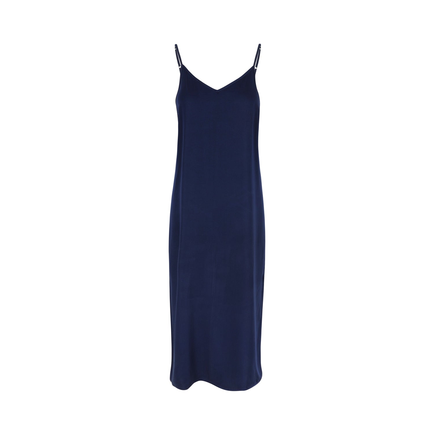 Slip Viscose Dress Navy