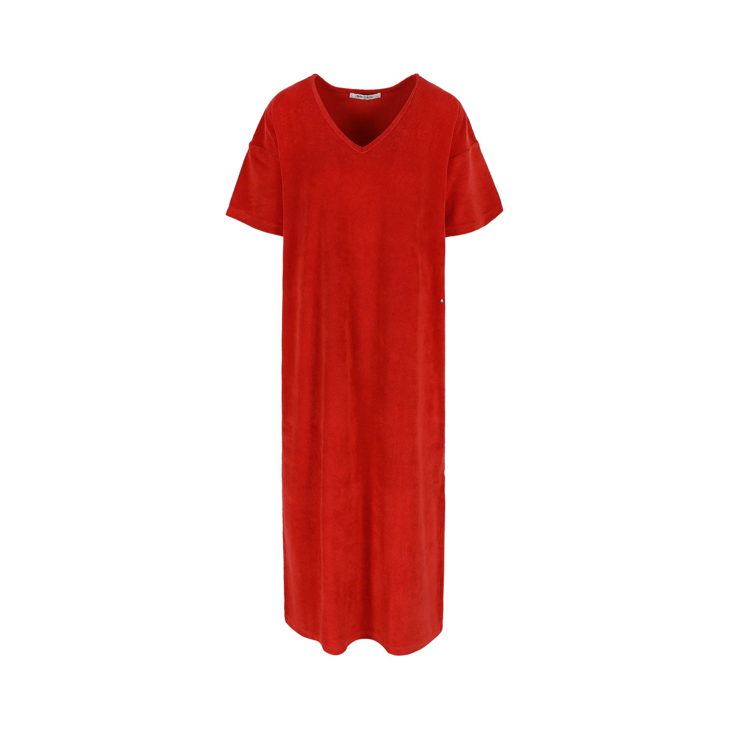 Vivi Terry Towelling Dress Red