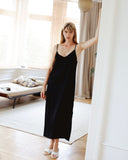 Slip Viscose Dress Black