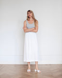 Nico Viscose Skirt White