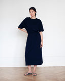 Manon Cotton Cashmere Dress Navy