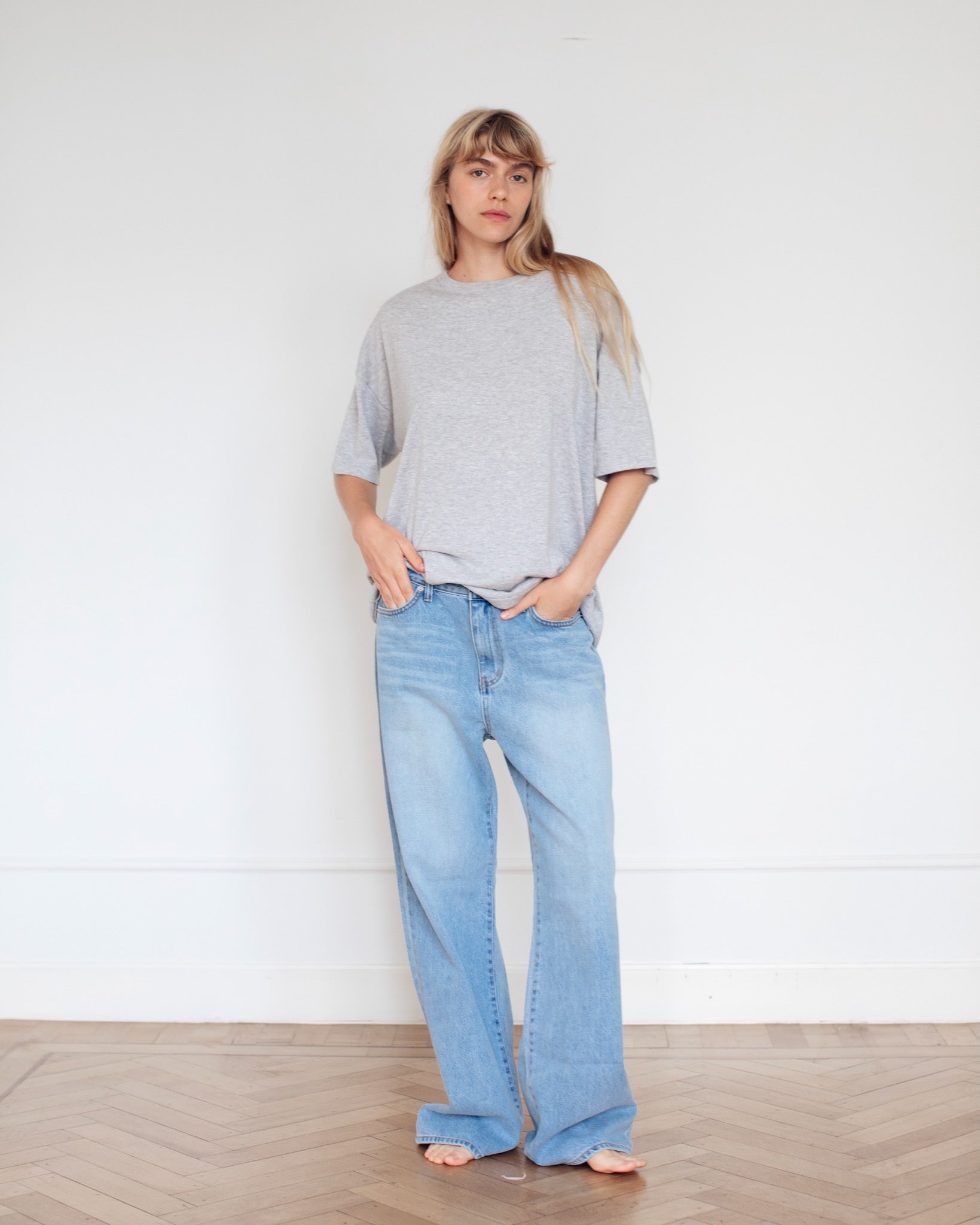 Pipa Cotton Cashmere T-shirt Grey