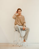 Vee Cashmere V-neck Sweater Camel