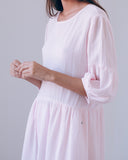 Vero Cotton Gause Dress Powder