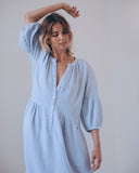 Nath Cotton Gause Dress Ciel