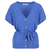 Lolo Cashmere Cardigan Blue