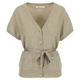 Lolo Cashmere Cardigan Camel