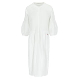 Nath Cotton Gause Dress White