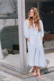 Nath Cotton Gause Dress Ciel
