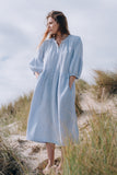 Nath Cotton Gause Dress Ciel