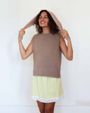 Marcel Knitted Top Cotton Cashmere Camel