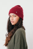 Beanie Wool Cashmere Burgundi