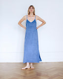 Josie Terry Towelling Dress Blue