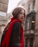 Scarf  Cashmere  Red