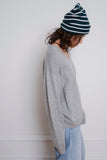 Vera Wool Cashmere V-Neck Grey