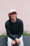 Boyfriend Wool Cashmere Crewneck Charcoal