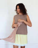 Marcel Knitted Top Cotton Cashmere Camel