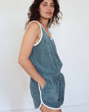 Renee Top Terry Towelling Kaki