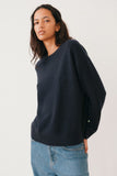 Lea  Cashmere Crewneck Navy